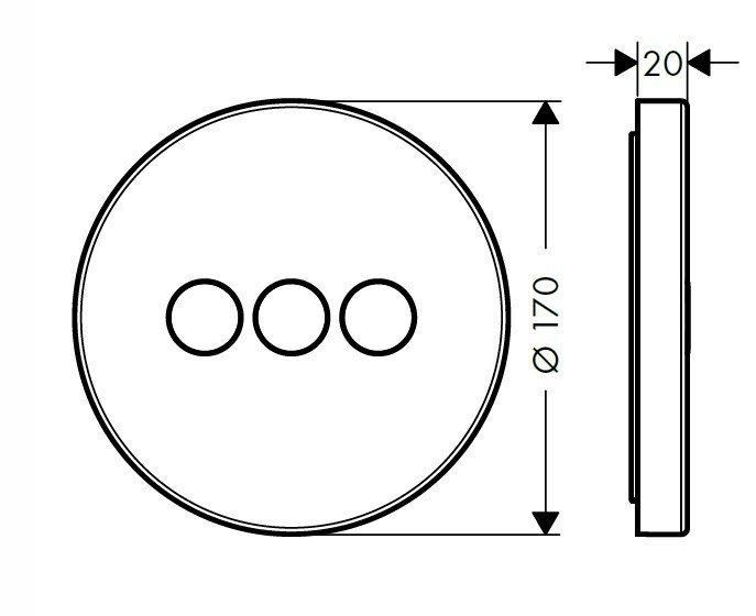 Модуль Axor ShowerSelect 36727000