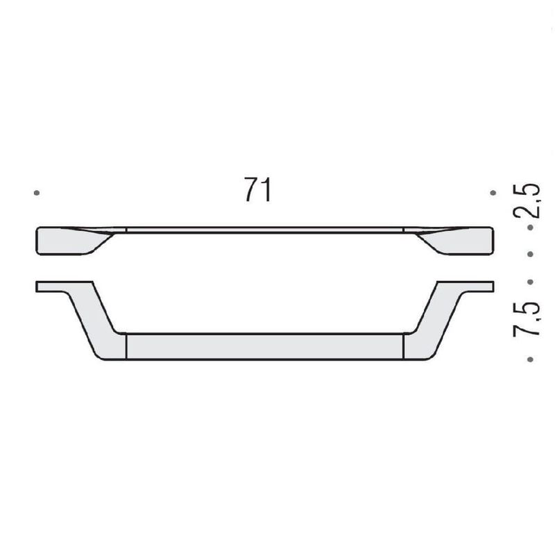 Полотенцедержатель Colombo Design Alize B2511 71см