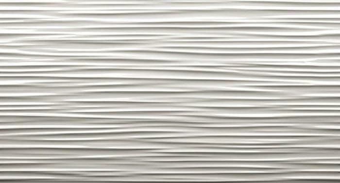 Настенная плитка Atlas Concorde 3D White Wall Aqua Matt 30.5x56