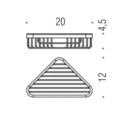 Полочка для ванной Colombo Design Basic B2732