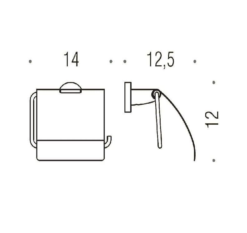 Держатель туалетной бумаги Colombo Design Basic В2791