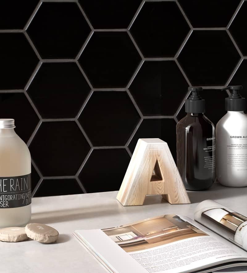 Мозаика Starmosaic Hexagon Big Black Matt (SBH4810) 25.6х29.5
