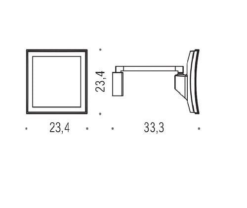 Зеркало Colombo Design Complementi B9760