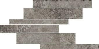 Мозаика Rex Ceramiche La Roche Grey Modulo List. Sfalsato Mix 742238 21x40