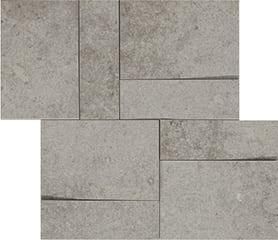 Мозаика Rex Ceramiche La Roche Grey Modulo Muretto 3D 742242 30x30