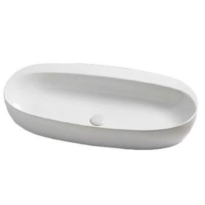 Раковина накладная Azzurra Elegance Circle ELLA070420C0BI/(ECI70 bi)*0 70х42