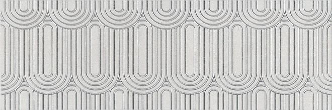 Декор Kerama Marazzi Безана серый светлый стр. обрезной OP/A201/12136R 25х75