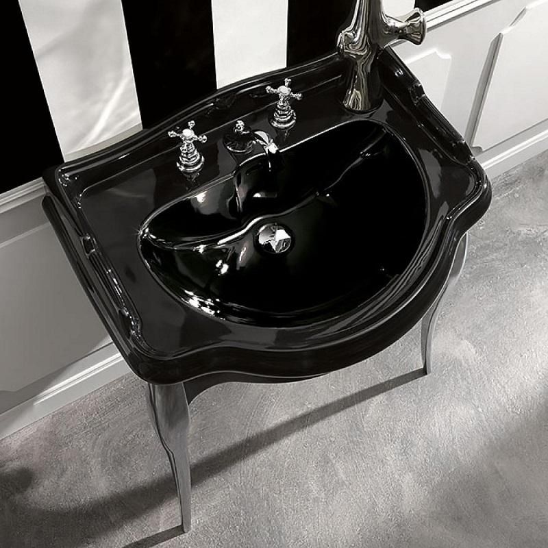 Раковина подвесная Kerasan Retro 104704*1 nero 73х54