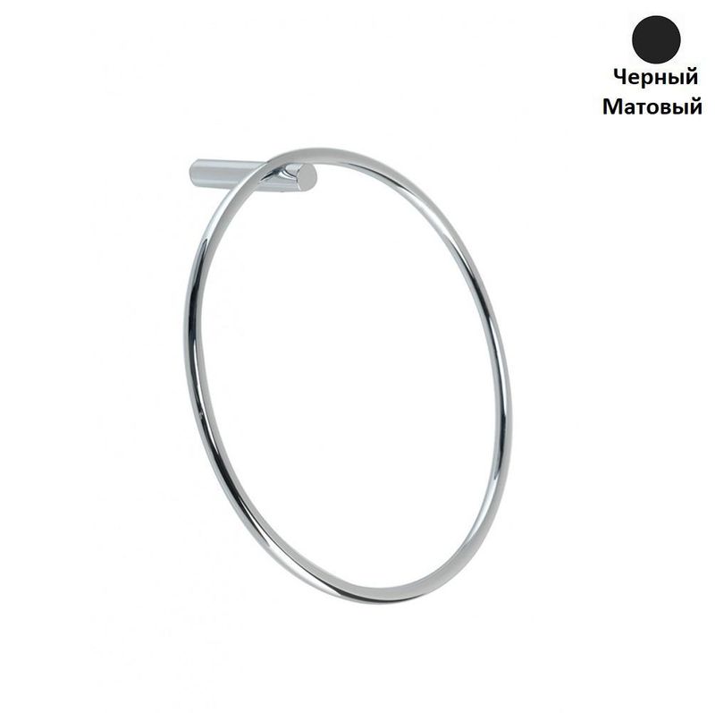 Полотенцедержатель Stil Haus Hashi Черный Матовый HS 07 23