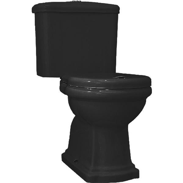 Унитаз напольный Kerasan Retro 101304 nero 72х38.5