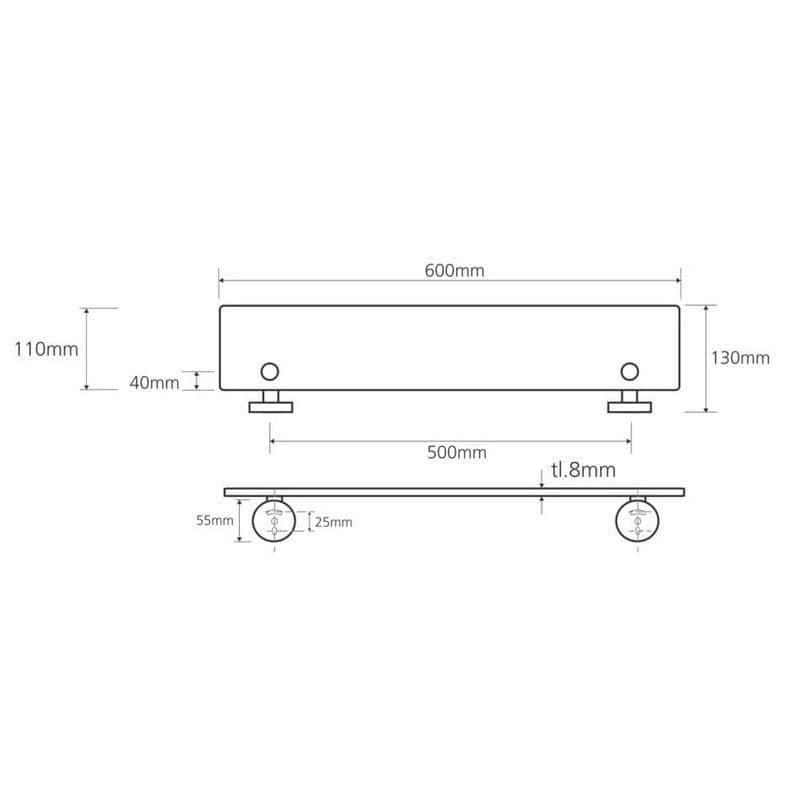 Полка Bemeta Omega 104202042 60 см