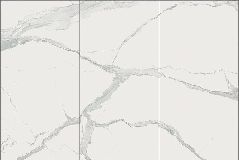 Керамогранит Rex Ceramiche I Classici Statuario Chain D+E+F Glossy 9000171 240x360