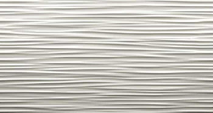Настенная плитка Atlas Concorde 3D White Wall Aqua Lucido 30.5x56