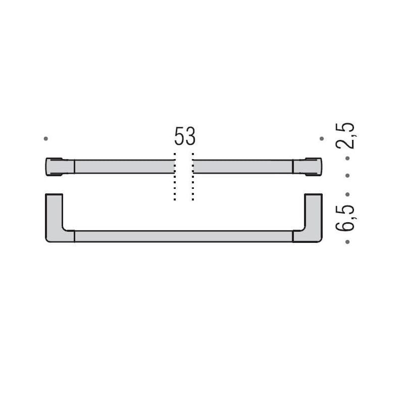 Полотенцедержатель Colombo Design Lulu B6210 53 см