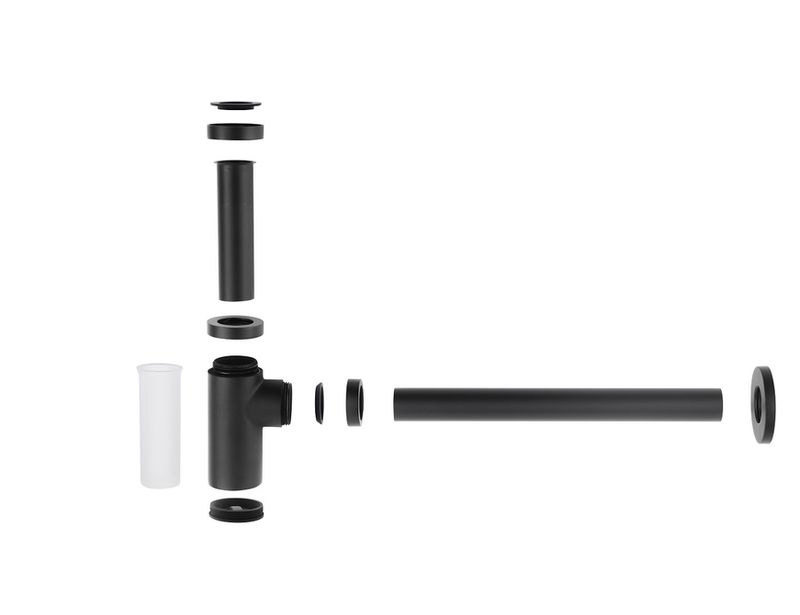 Сифон для раковины Timo 958/03L (черный)