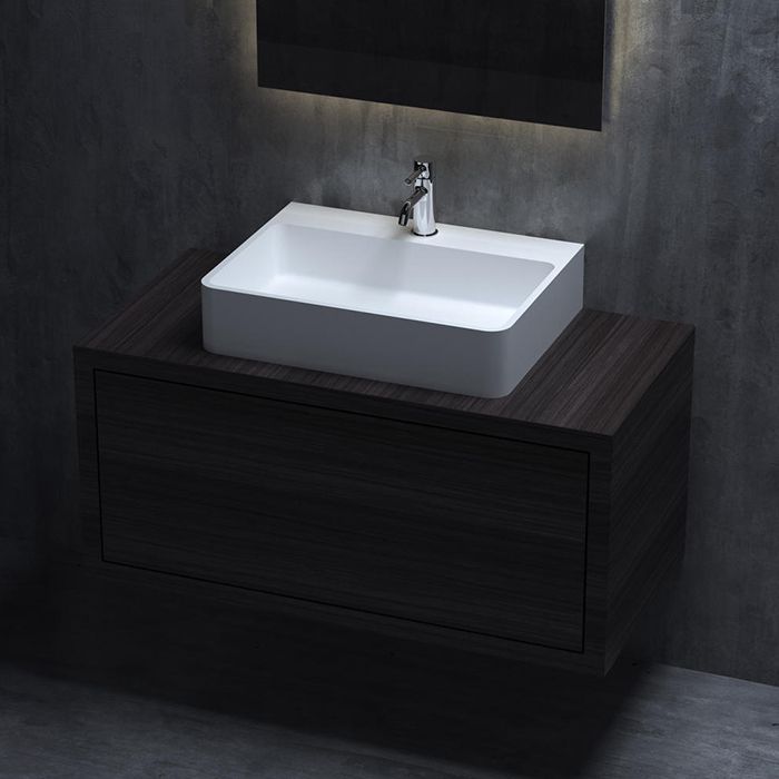 Раковина накладная Salini Ottavia S-Sense 1103101G 59.5x44.5x12.5 (белый глянцевый), без донного клапана