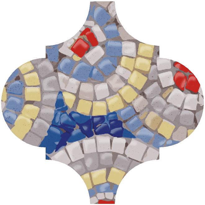 Декор Kerama Marazzi Арабески Майолика Гауди OP/A172/65000 6,5x6,5