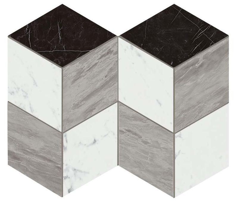 Мозаика Atlas Concorde Marvel Stone Mosaico Esagono Geo Cold Lapp. AS2L 25.4х35.2