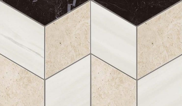 Мозаика Atlas Concorde Marvel Stone Mosaico Esagono Geo Warm Lapp. AS2M 25.4х35.2