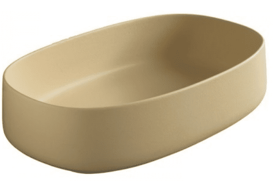 Раковина накладная Artceram Cognac COL003 12 00 giallo zinco 55х35