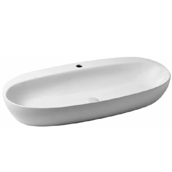 Раковина накладная Azzurra Elegance ELLA090440CMBI/(ECI90M bi)*1 90х44