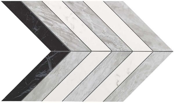 Настенная плитка Atlas Concorde Marvel Stone Chevron Mix Wall 9SCM 25х30.5