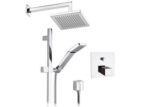 Душевой гарнитур Remer Qubika Thermo QT09S01 (хром)