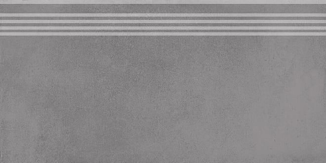 Ступень Kerama Marazzi Мирабо Серый Обрезной SG227500R/GR 30x60
