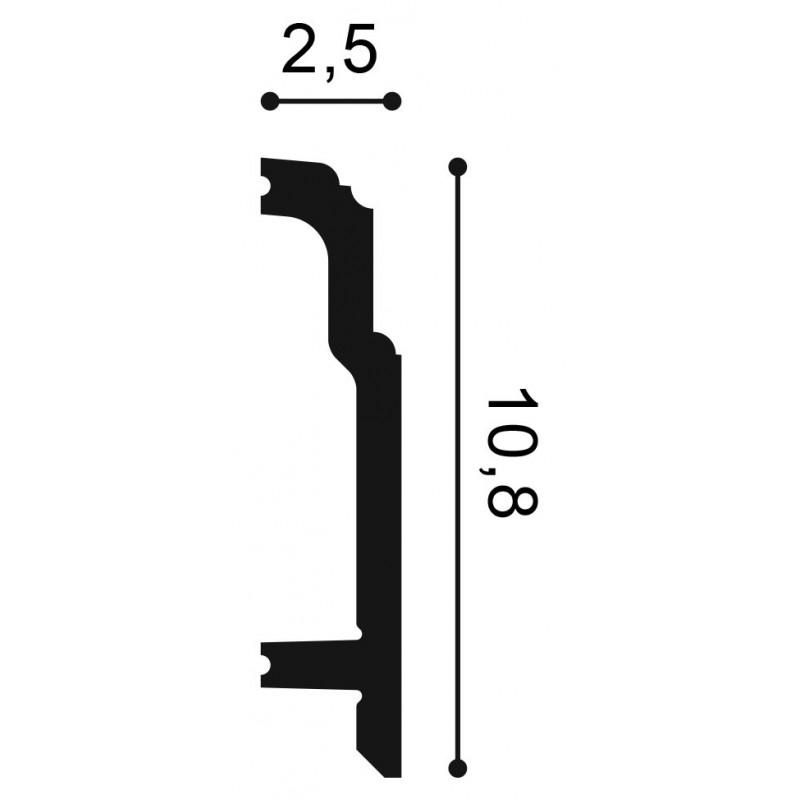 Плинтус гибкий Orac Decor Orac Axxent SX155F