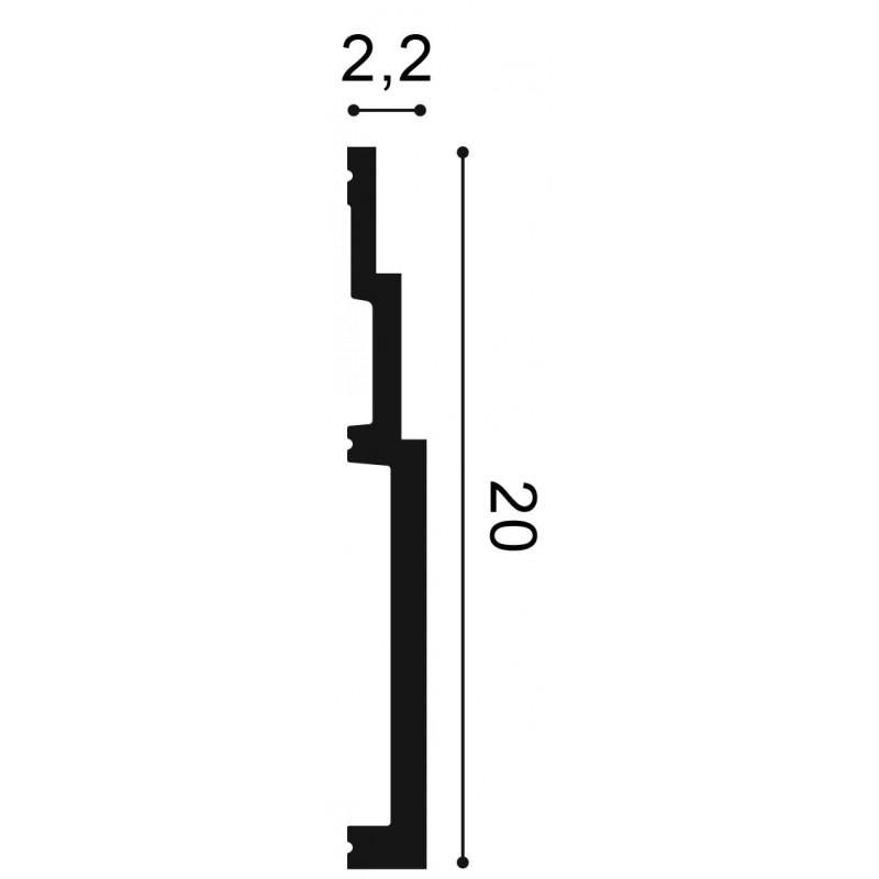 Плинтус Orac Decor Modern SX181