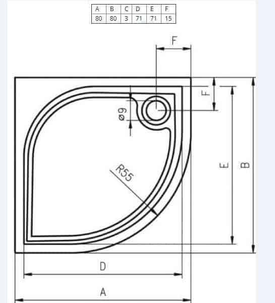 Душевой поддон Riho  Kolping D004001005