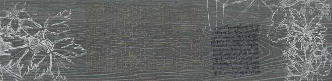 Декор Kerama Marazzi Абете серый тёмный обрезной DD701100R/D 20х80