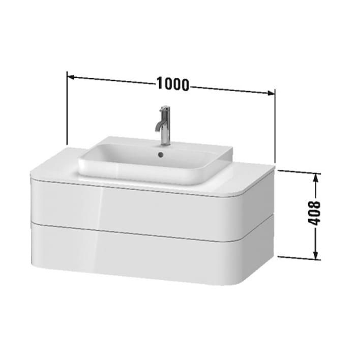 Тумба подвесная Duravit Happy D.2 Plus HP497102222 100x55