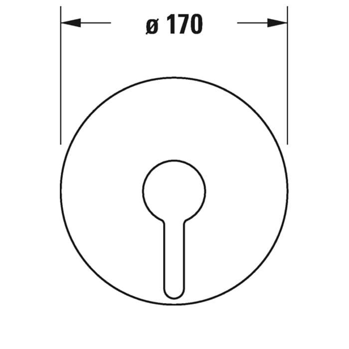 Смеситель для душа Duravit С.1 C14210010010