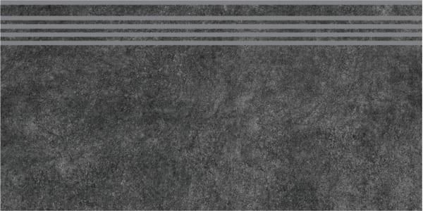 Ступень Kerama Marazzi Королевская Дорога Черный Обрезной SG615000R/GR 30x60