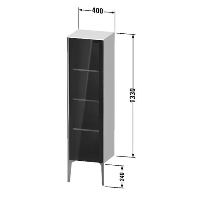 Шкаф подвесной Duravit XViu XV1367LB222 133x40x36