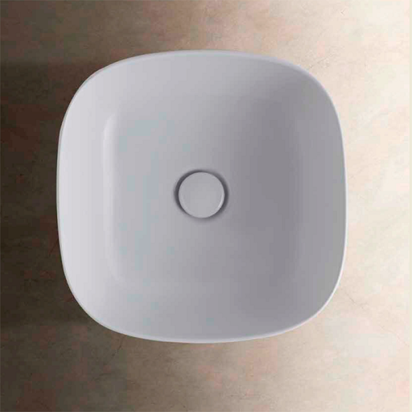 Раковина накладная Globo T-Edge B6Q38.BI*0 38х38
