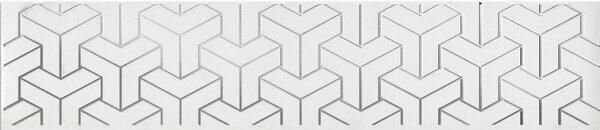 Бордюр Kerama Marazzi Ломбардиа белый AD/A569/6397 5.4х25
