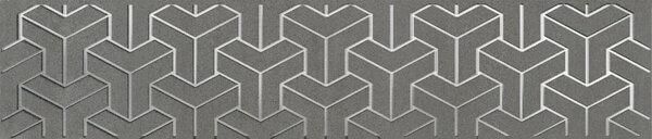 Бордюр Kerama Marazzi Ломбардиа серый темный AD/C569/6399 5.4х25