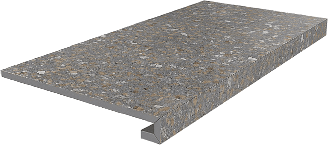 Ступень Клееная Kerama Marazzi Терраццо Коричневый SG632200R/GCF 33Х60