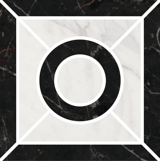 Декор Kerama Marazzi Фрагонар Наборный Черный ID94 9.9x9.9