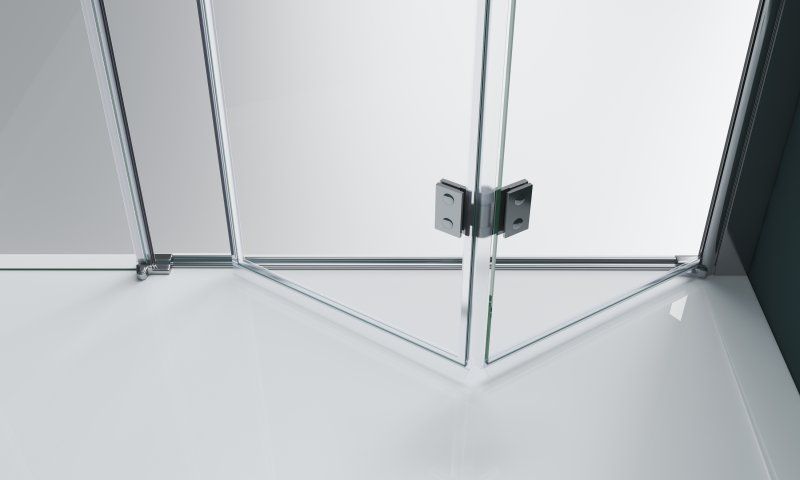 Душевая дверь в нишу BelBagno Albano ALBANO-BS-13-30+60-C-Cr 90x195