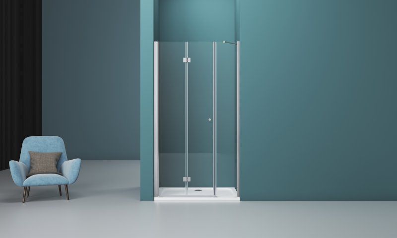 Душевая дверь в нишу BelBagno Albano ALBANO-BS-13-30+60-C-Cr 90x195