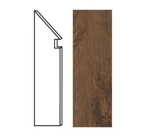 Плинтус Atlas Concorde Axi Dark Oak Battiscopa Sag.SX ANMI 7.2х30