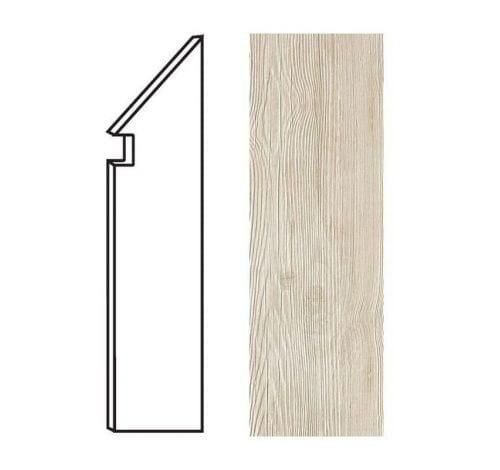Плинтус Atlas Concorde Axi White Pine Battiscopa Sag.DX ANMA 7.2х30