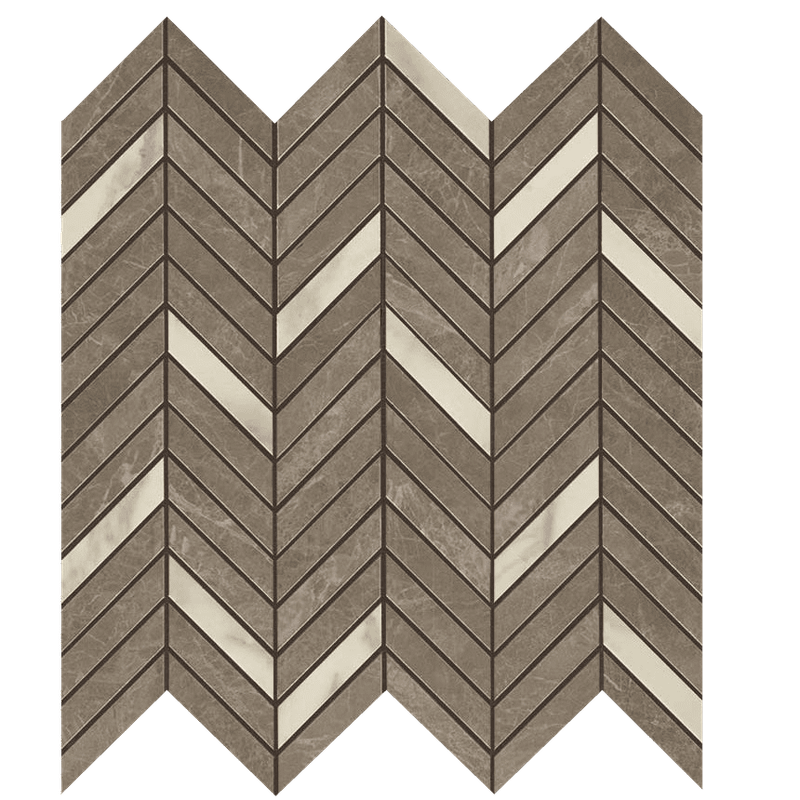 Мозаика Atlas Concorde Marvel Edge Gris Supreme Mosaico Twill Lap. AEPQ 30x31