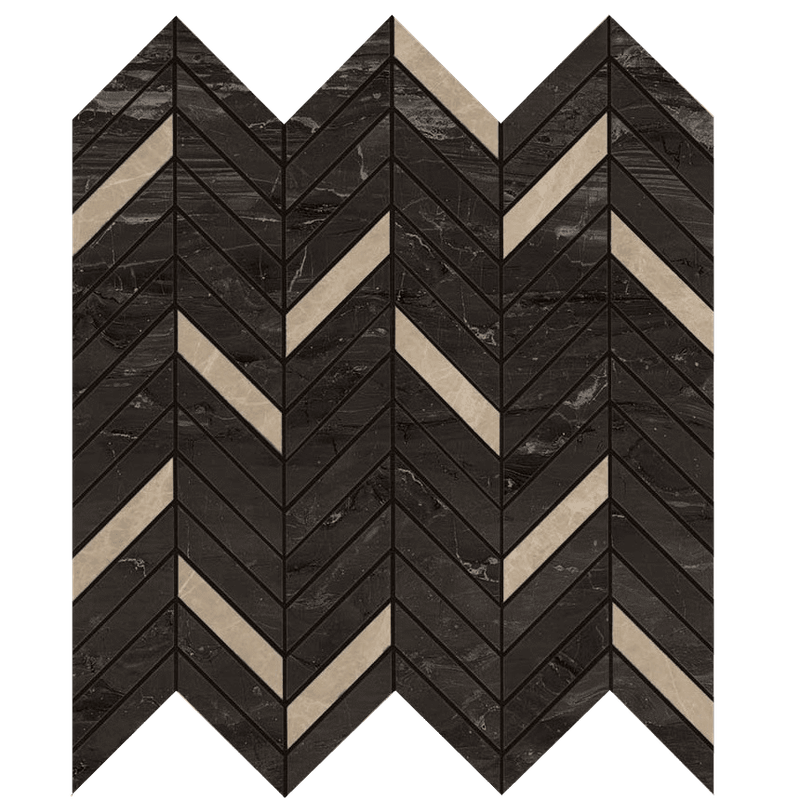 Мозаика Atlas Concorde Marvel Edge Absolute Brown Mosaico Twill Lap. AEPR 30x31