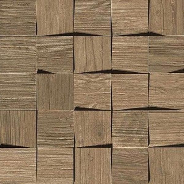 Мозаика Atlas Concorde Axi Brown Chestnut Mosaico 3D AMV8 35х35