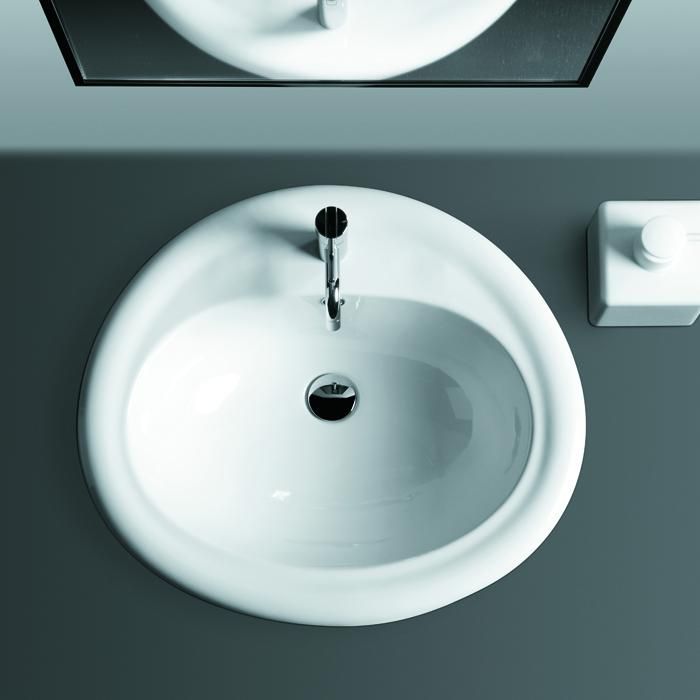 Раковина встраиваемая Simas Top e lavabi d'Arredo S51 bi*1 63х56