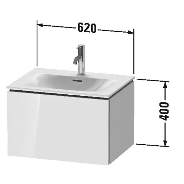 Тумба подвесная Duravit L-Cube LC613502222 62x48